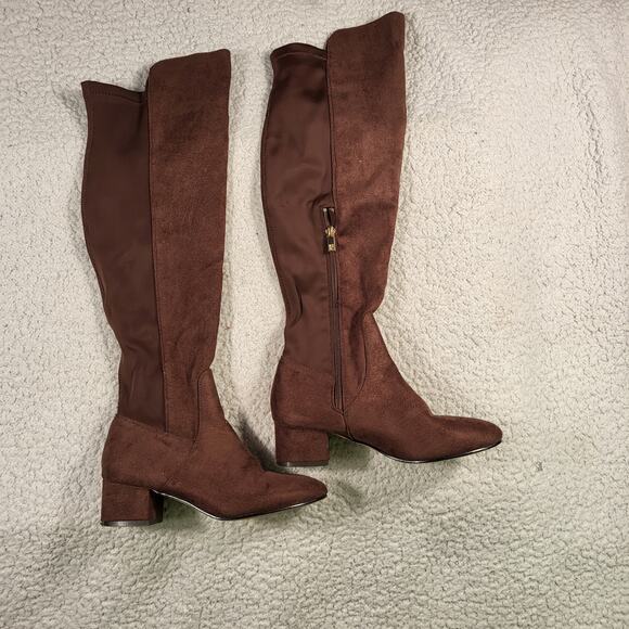New York & Company Women's Natalia Tall Boot Wide Width Thigh High Boots sz 7 - Picture 2 of 6